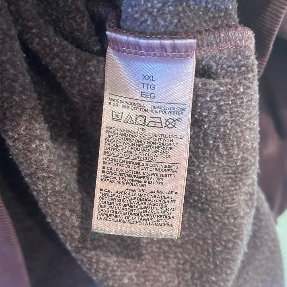Old Navy Pullover Sweatshirt - Deep Plum XXL - Picture 4 of 5
